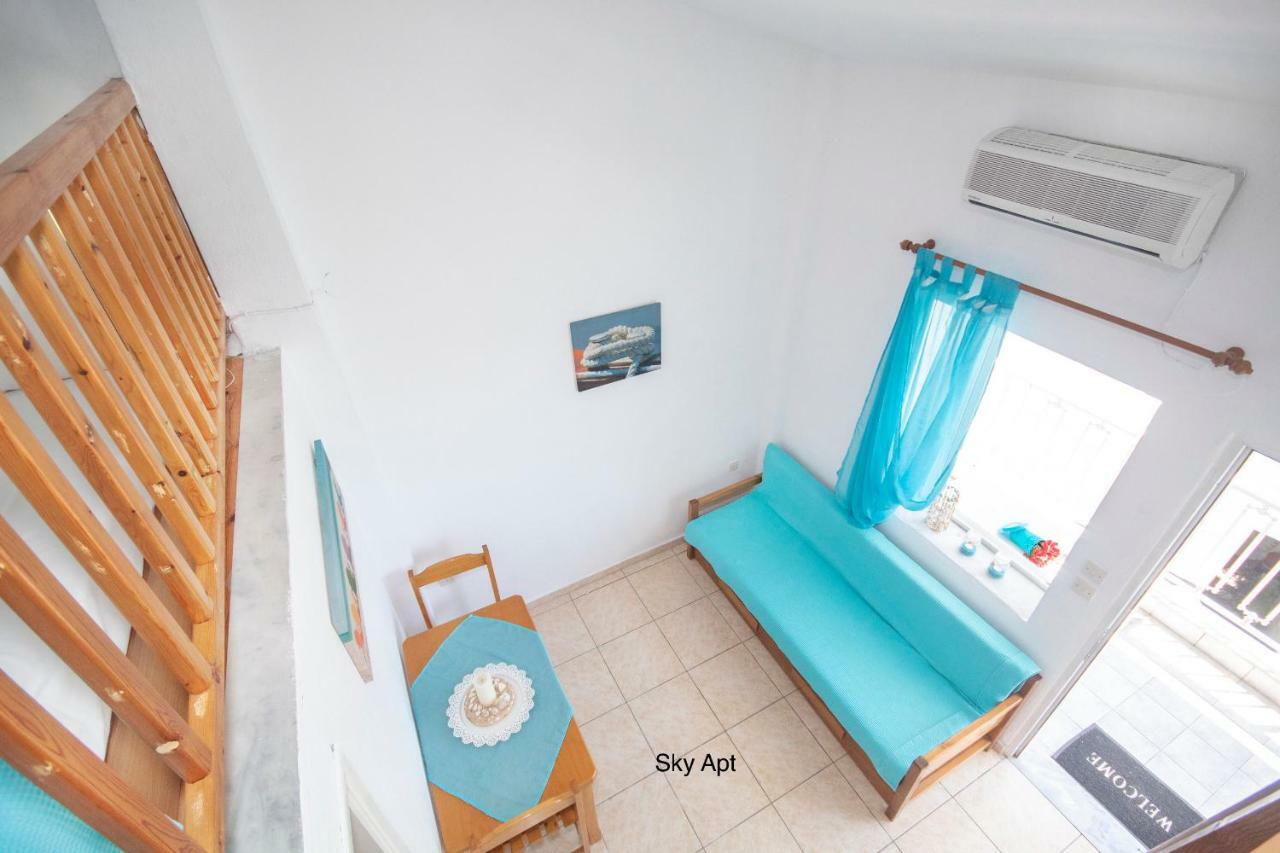 Aello Sea-Seafront Apartments Skála Foúrkas Eksteriør billede