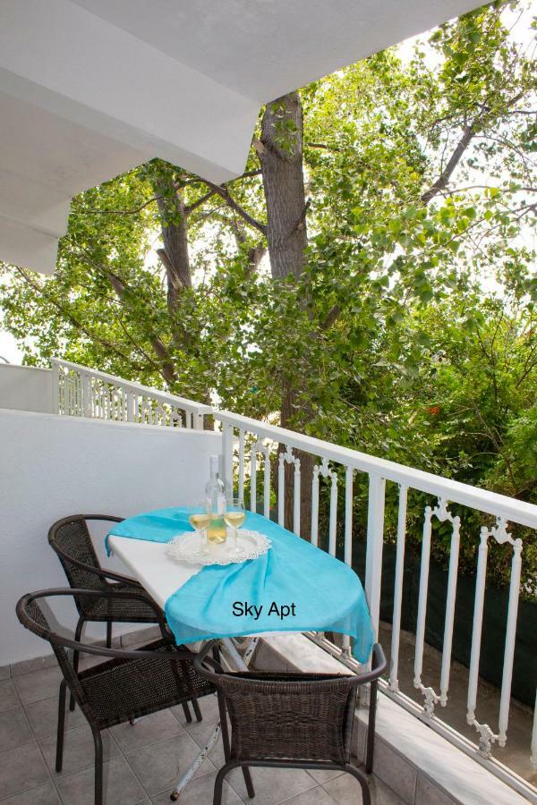 Aello Sea-Seafront Apartments Skála Foúrkas Eksteriør billede